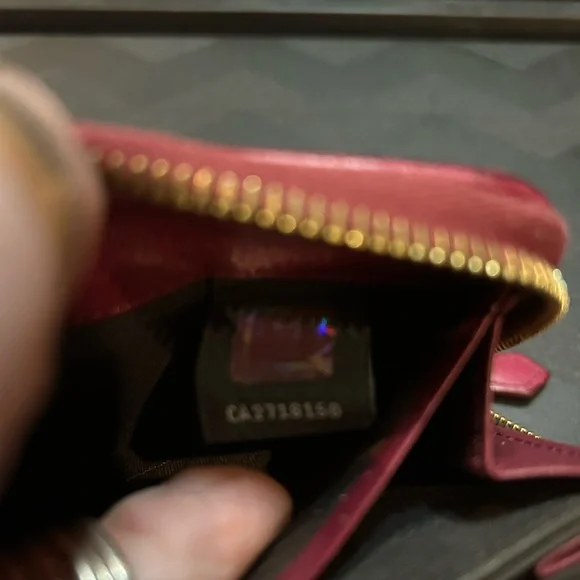 Fendi Black, Brown and Pink Striped Wallet - Picture 5 of 6